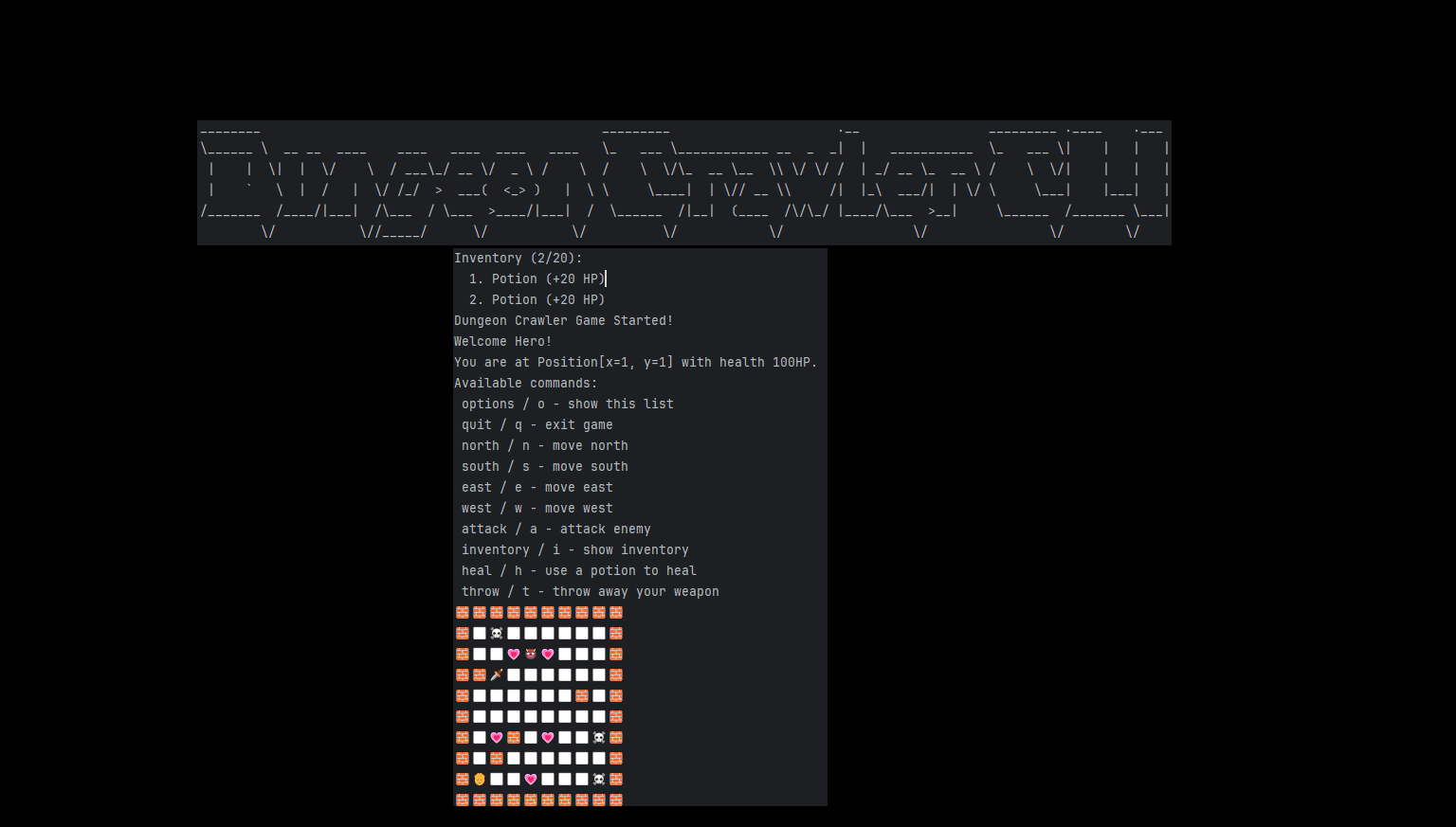 Dungeon Crawler CLI